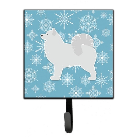 Jensendistributionservices Winter Snowflake Samoyed Leash or Key Holder MI1657141
